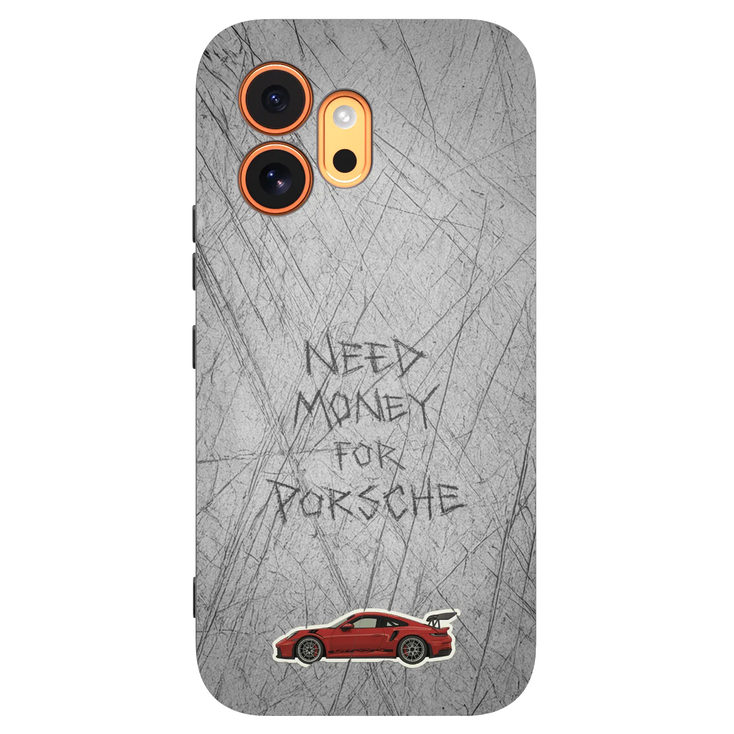 Picasee Μαύρη θήκη σιλικόνης για Honor 600 - Garage Scratch