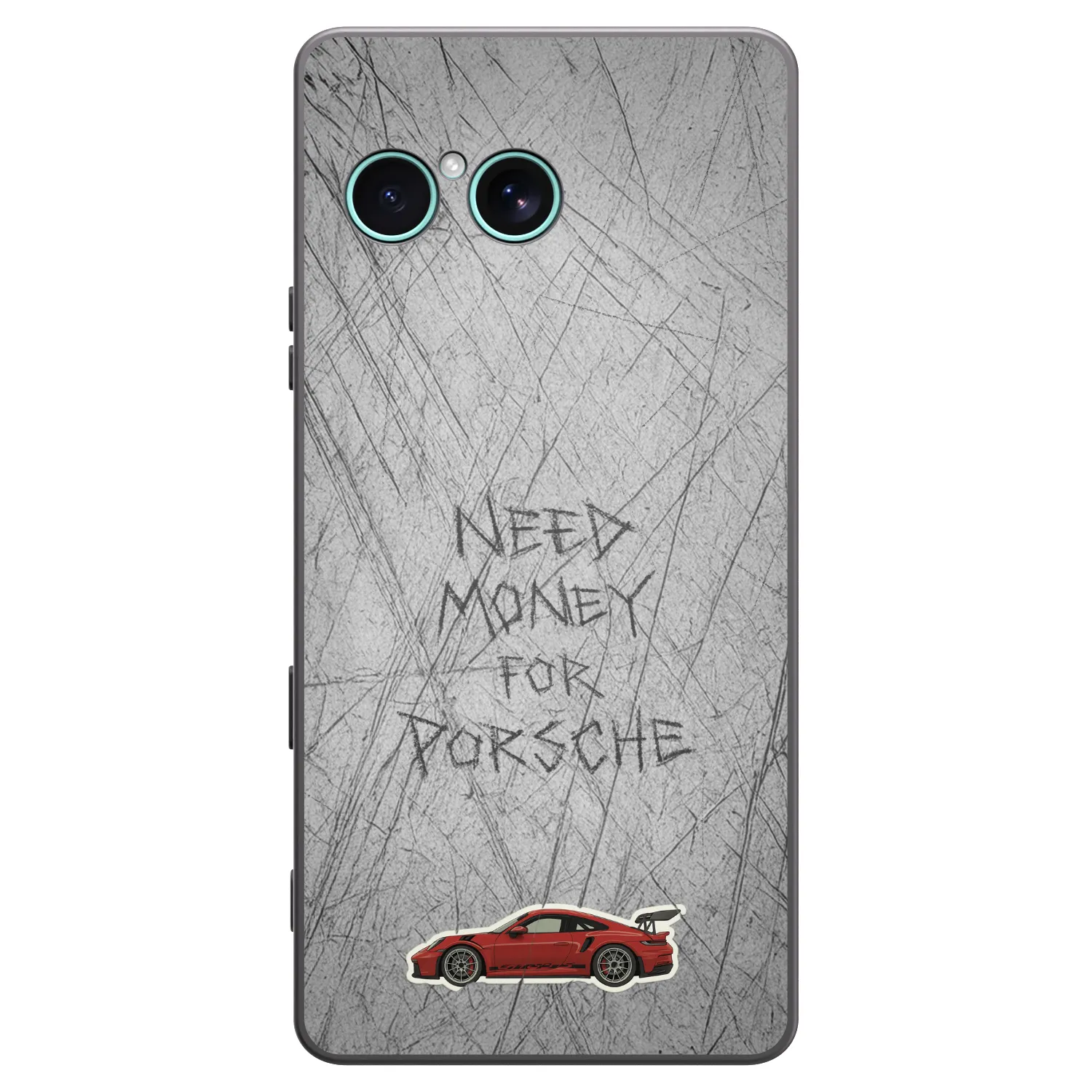Picasee Μαύρη θήκη σιλικόνης για Sony Xperia 10 VII - Garage Scratch