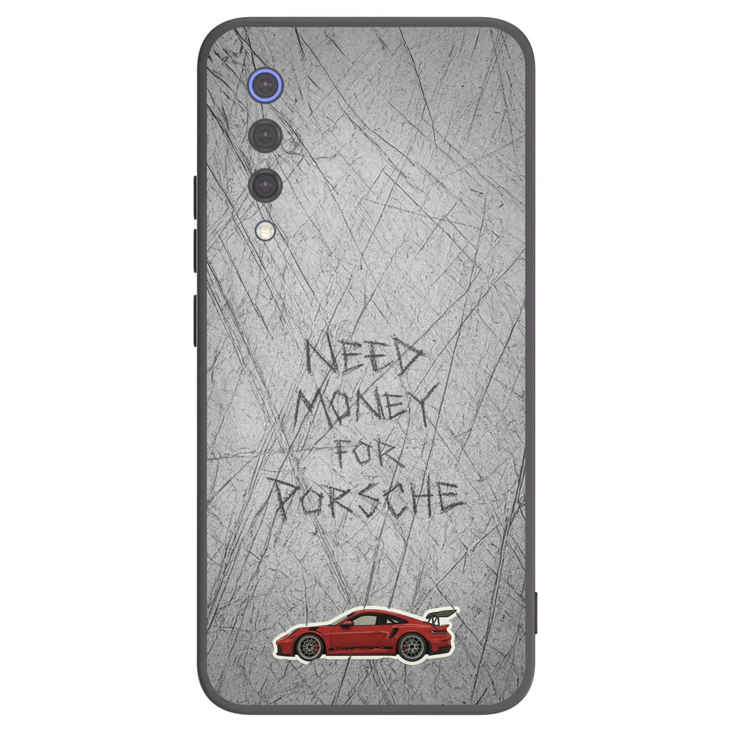 Picasee Μαύρη θήκη σιλικόνης για Xiaomi Mi 9 SE - Garage Scratch