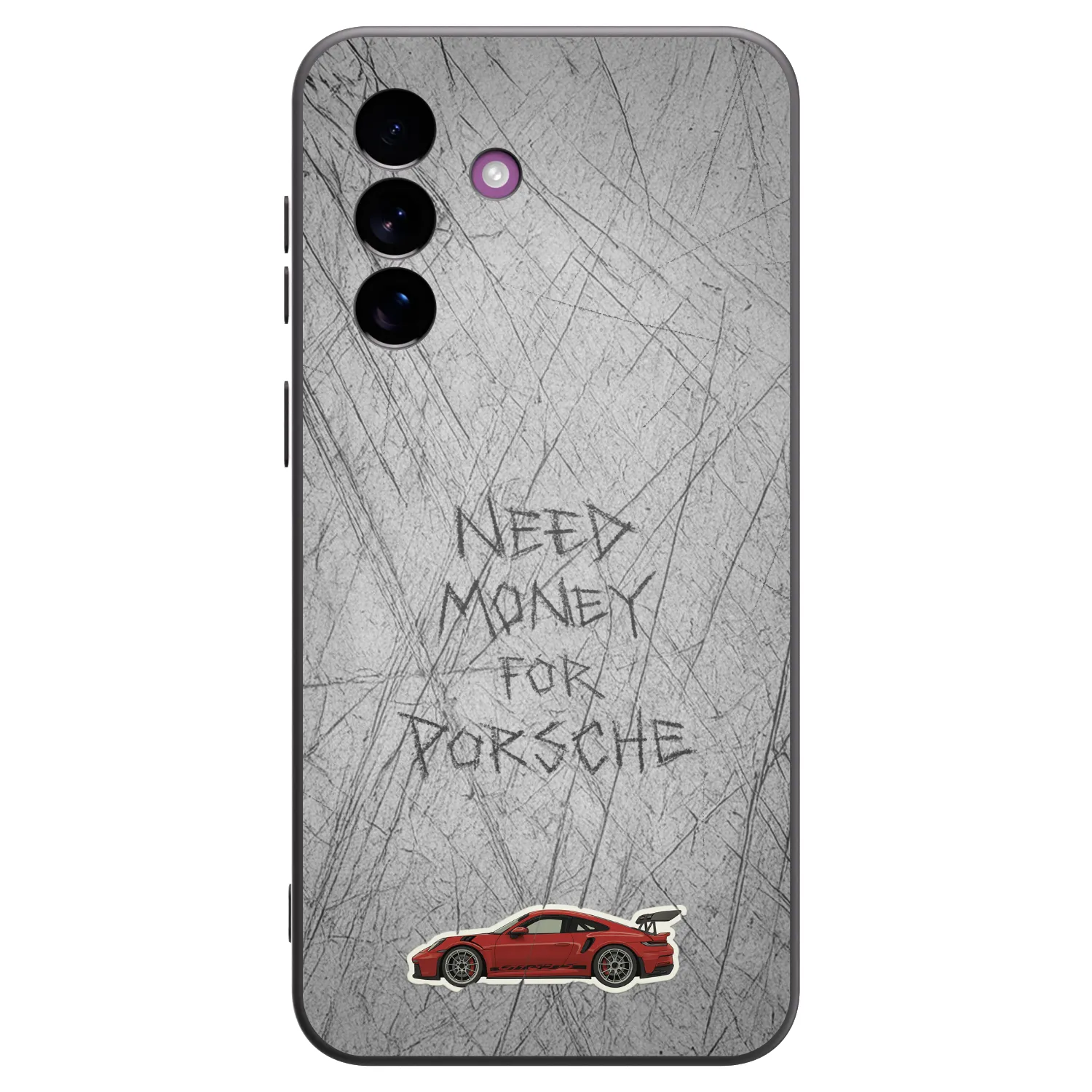 Picasee Μαύρη θήκη σιλικόνης για Samsung Galaxy A37 - Garage Scratch