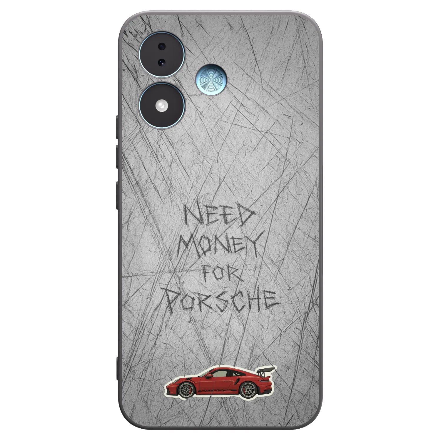 Picasee Μαύρη θήκη σιλικόνης για Xiaomi Redmi Note 17 5G - Garage Scratch