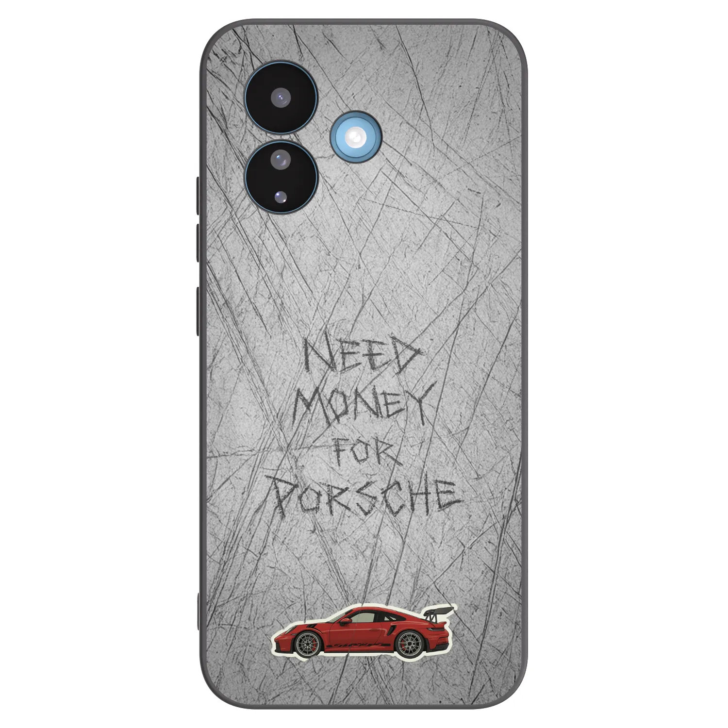 Picasee Μαύρη θήκη σιλικόνης για Xiaomi Redmi Note 17 Pro 5G - Garage Scratch