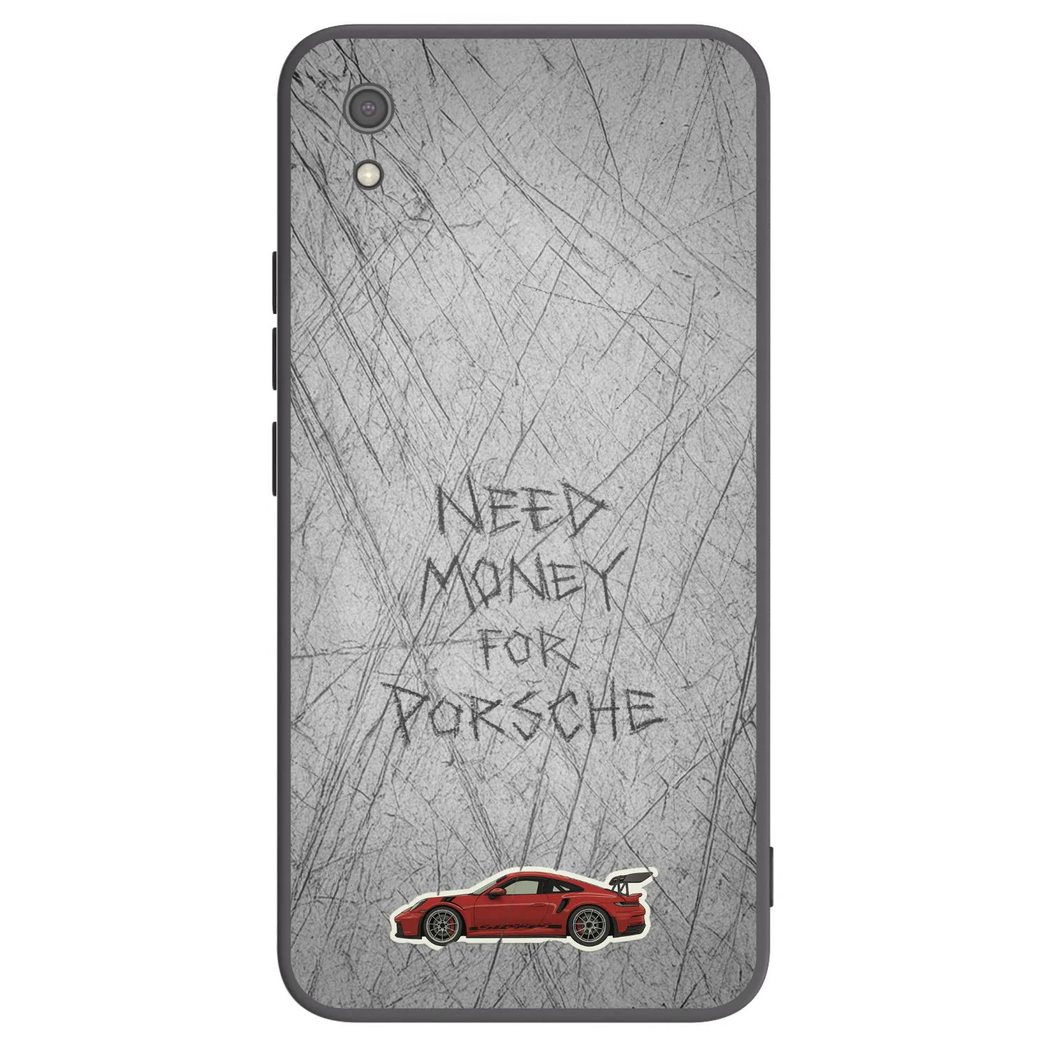 Picasee Μαύρη θήκη σιλικόνης για Xiaomi Redmi 7A - Garage Scratch