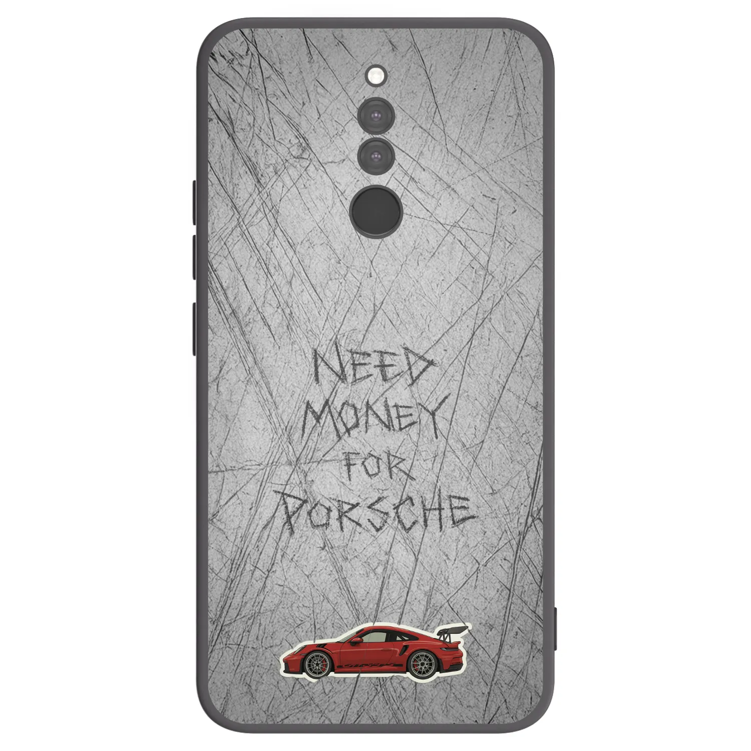 Picasee Μαύρη θήκη σιλικόνης για Xiaomi Redmi 8 - Garage Scratch