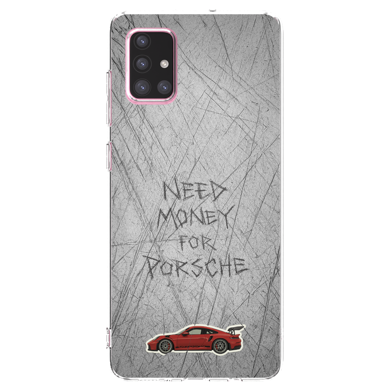 Picasee διαφανής θήκη σιλικόνης Samsung Galaxy A71 A715F - Garage Scratch