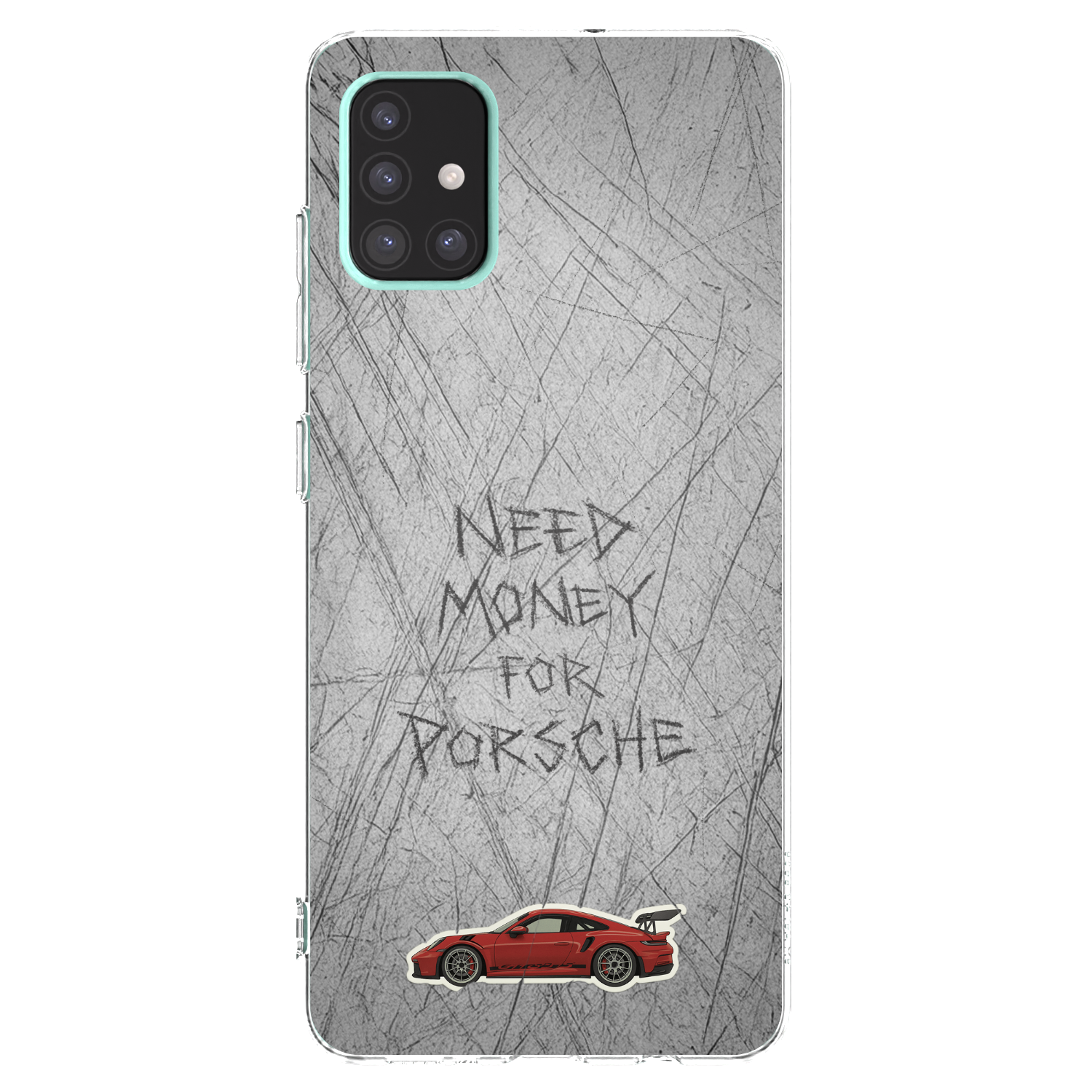 Picasee διαφανής θήκη σιλικόνης Samsung Galaxy A51 A515F - Garage Scratch