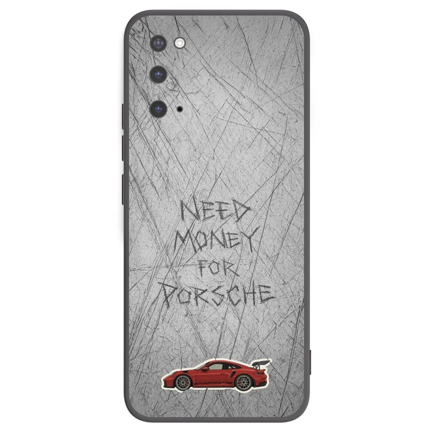 Picasee Μαύρη θήκη σιλικόνης για Samsung Galaxy S20 G980F - Garage Scratch