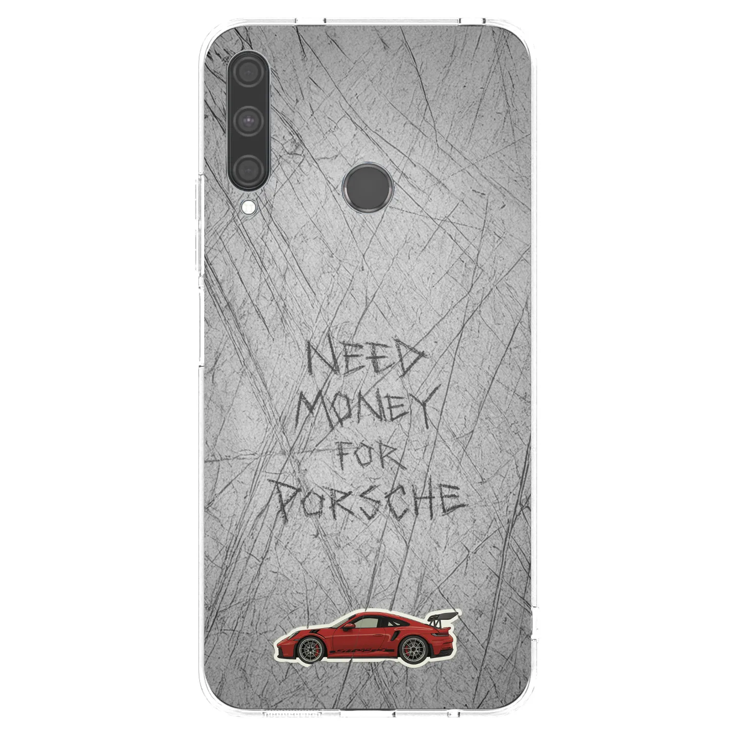 Picasee διαφανής θήκη σιλικόνης Huawei P40 Lite E - Garage Scratch