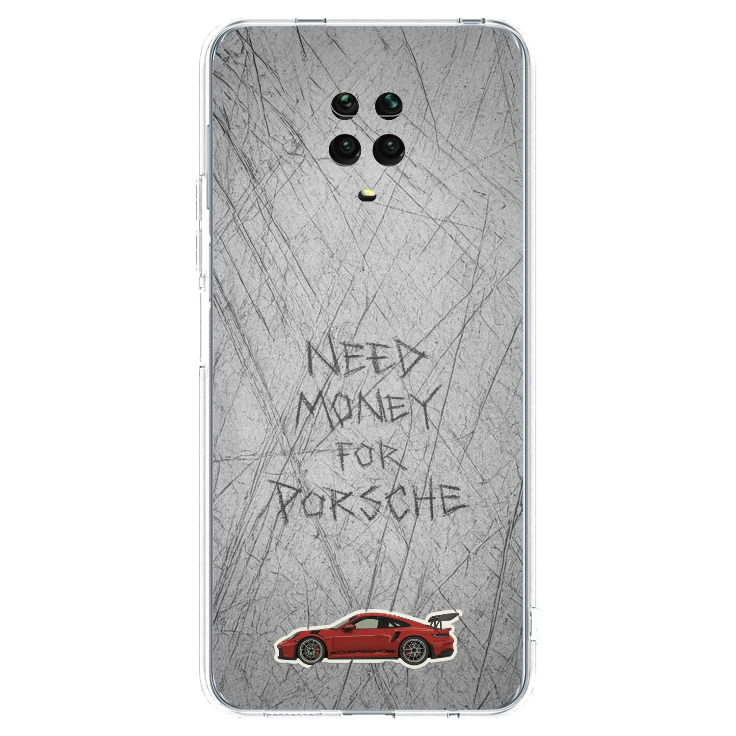 Picasee διαφανής θήκη σιλικόνης Xiaomi Redmi Note 9S - Garage Scratch