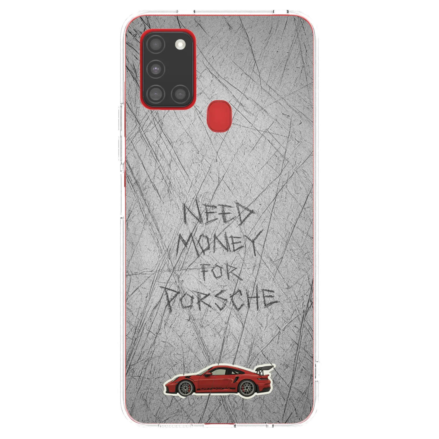 Picasee διαφανής θήκη σιλικόνης Samsung Galaxy A21s - Garage Scratch