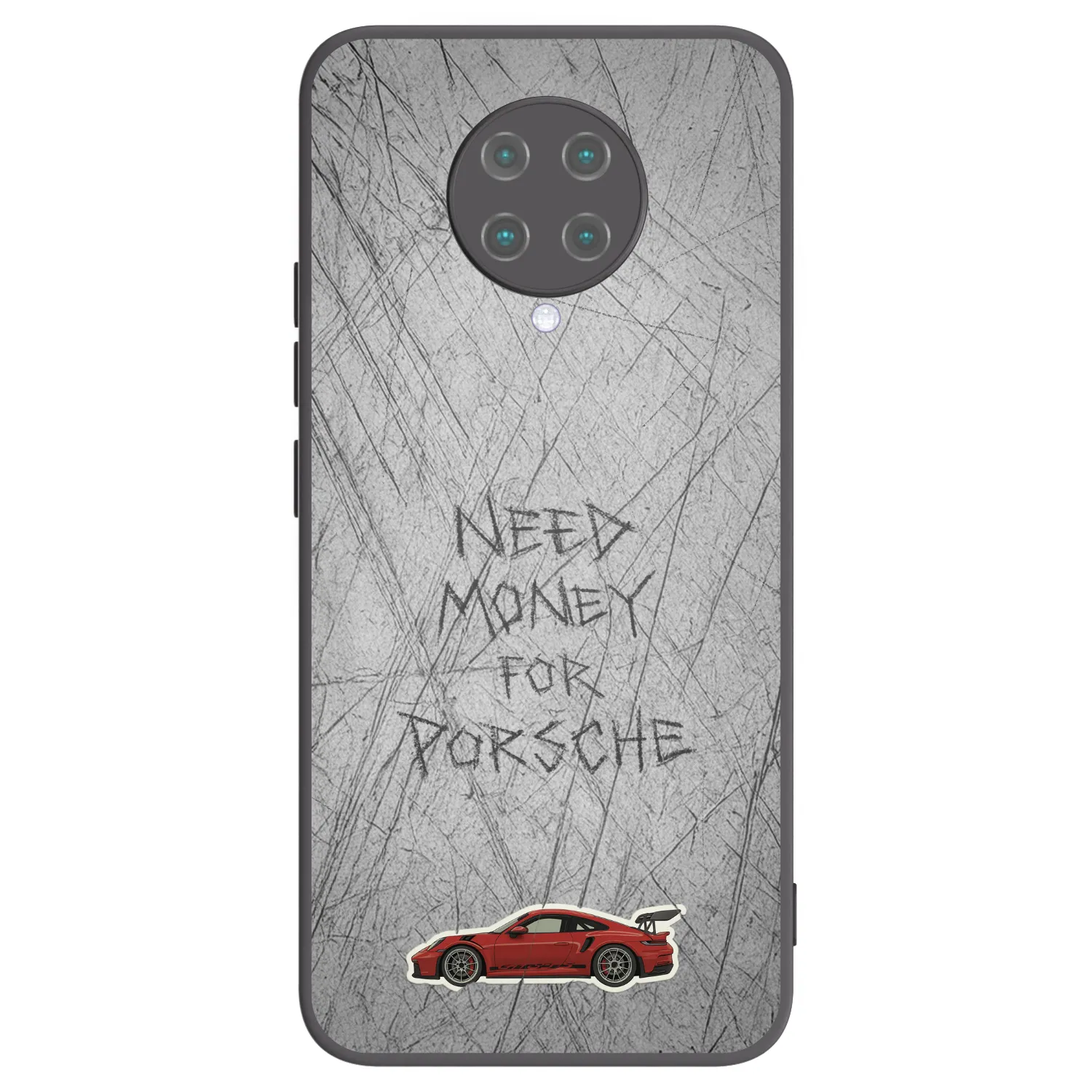 Picasee Μαύρη θήκη σιλικόνης για Xiaomi Poco F2 Pro - Garage Scratch