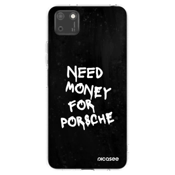 Picasee διαφανής θήκη σιλικόνης Huawei Y5P - Black Dollar
