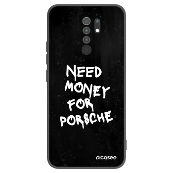 Picasee Μαύρη θήκη σιλικόνης για Xiaomi Redmi 9 - Black Dollar