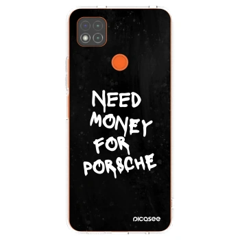 Picasee διαφανής θήκη σιλικόνης Xiaomi Redmi 9C - Black Dollar