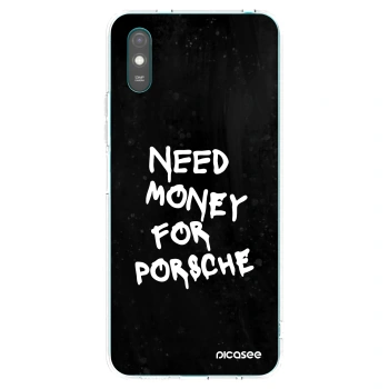 Picasee διαφανής θήκη σιλικόνης Xiaomi Redmi 9A - Black Dollar