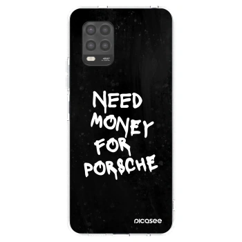 Picasee διαφανής θήκη σιλικόνης Xiaomi Mi 10 Lite - Black Dollar