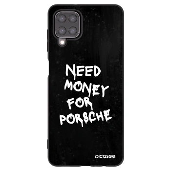 Picasee Μαύρη θήκη σιλικόνης για Samsung Galaxy A12 A125F - Black Dollar