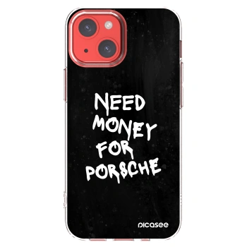 Picasee διαφανής θήκη σιλικόνης Apple iPhone 13 mini - Black Dollar