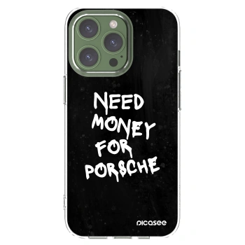 Picasee διαφανής θήκη σιλικόνης Apple iPhone 13 Pro - Black Dollar