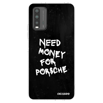 Picasee Μαύρη θήκη σιλικόνης για Xiaomi Redmi 9T - Black Dollar