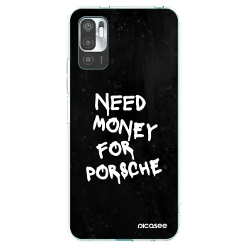 Picasee διαφανής θήκη σιλικόνης Xiaomi Redmi Note 10 5G - Black Dollar