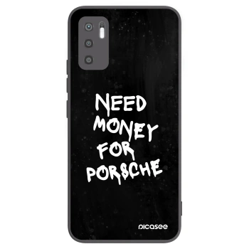 Picasee Μαύρη θήκη σιλικόνης για Xiaomi Redmi Note 10 5G - Black Dollar