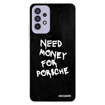 Picasee διαφανής θήκη σιλικόνης Samsung Galaxy A32 4G SM-A325F - Black Dollar