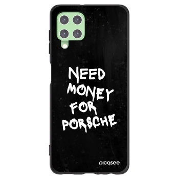 Picasee Μαύρη θήκη σιλικόνης για Samsung Galaxy A22 A225F 4G - Black Dollar