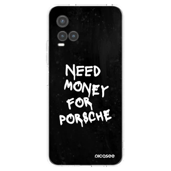 Picasee διαφανής θήκη σιλικόνης Vivo Y33s - Black Dollar