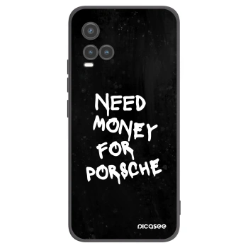 Picasee Μαύρη θήκη σιλικόνης για Vivo Y33s - Black Dollar