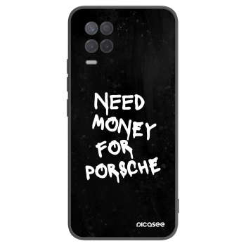Picasee Μαύρη θήκη σιλικόνης για Realme 8 5G - Black Dollar