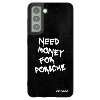 Picasee Μαύρη θήκη σιλικόνης για Samsung Galaxy S21 FE 5G - Black Dollar