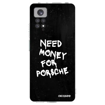 Picasee διαφανής θήκη σιλικόνης Xiaomi Redmi Note 11 - Black Dollar