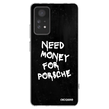 Picasee διαφανής θήκη σιλικόνης Xiaomi Redmi Note 11 Pro - Black Dollar