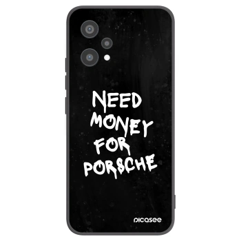 Picasee Μαύρη θήκη σιλικόνης για Realme 9 Pro 5G - Black Dollar