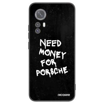 Picasee Μαύρη θήκη σιλικόνης για Xiaomi 12 - Black Dollar
