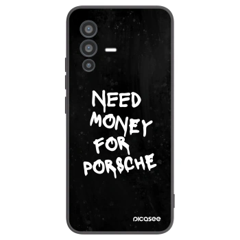 Picasee Μαύρη θήκη σιλικόνης για Vivo V23 5G - Black Dollar