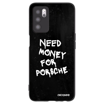 Picasee Μαύρη θήκη σιλικόνης για OPPO A16 - Black Dollar