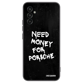Picasee Μαύρη θήκη σιλικόνης για Samsung Galaxy M13 M135F - Black Dollar