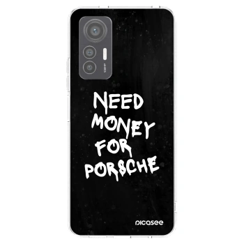 Picasee διαφανής θήκη σιλικόνης Xiaomi 12 Lite - Black Dollar