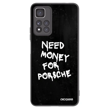 Picasee Μαύρη θήκη σιλικόνης για Xiaomi Redmi Note 11 Pro+ 5G - Black Dollar