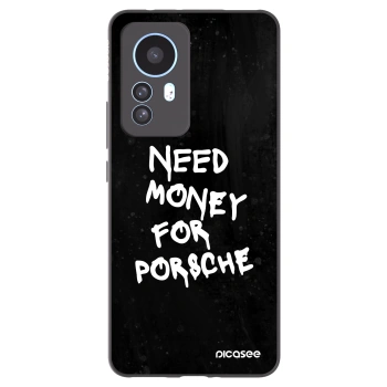 Picasee Μαύρη θήκη σιλικόνης για Xiaomi 12T Pro - Black Dollar