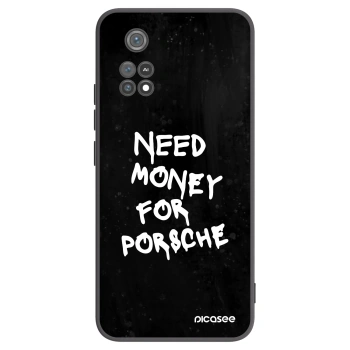 Picasee Μαύρη θήκη σιλικόνης για Xiaomi Poco M4 Pro - Black Dollar