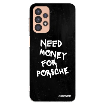 Picasee διαφανής θήκη σιλικόνης Samsung Galaxy A23 A236B 5G - Black Dollar