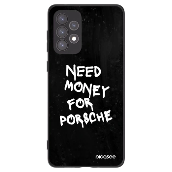 Picasee Μαύρη θήκη σιλικόνης για Samsung Galaxy A73 5G - Black Dollar