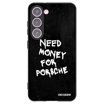 Picasee Μαύρη θήκη σιλικόνης για Samsung Galaxy S23 5G - Black Dollar
