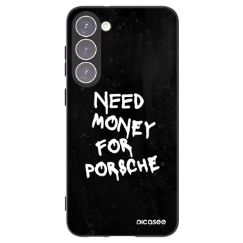 Picasee Μαύρη θήκη σιλικόνης για Samsung Galaxy S23+ 5G - Black Dollar
