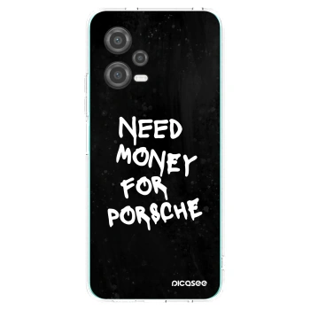 Picasee διαφανής θήκη σιλικόνης Xiaomi Poco X5 - Black Dollar