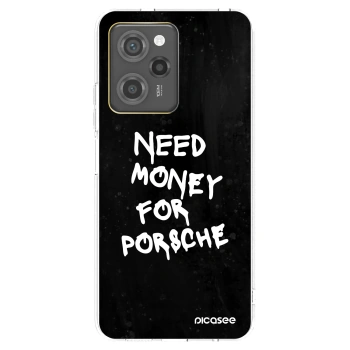 Picasee διαφανής θήκη σιλικόνης Xiaomi Poco X5 Pro - Black Dollar