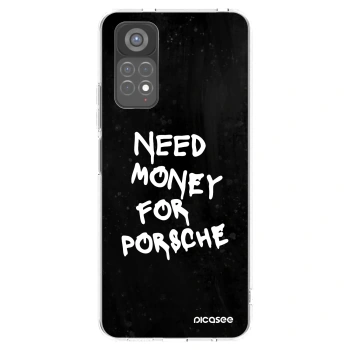 Picasee διαφανής θήκη σιλικόνης Xiaomi Redmi Note 11S 5G - Black Dollar